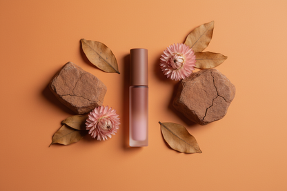 Velvet Glow Lip Gloss - Lifestyle Flat Lay